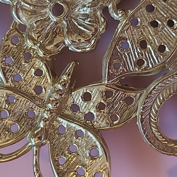 Vintage butterfly earring holder - Picture 10 of 13